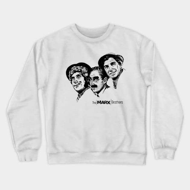 MGM Marx Brothers One-Color Crewneck Sweatshirt by SpruceTavern